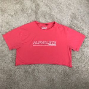 Alphalete Coral Crop